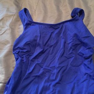 NWOT blue swimsuit